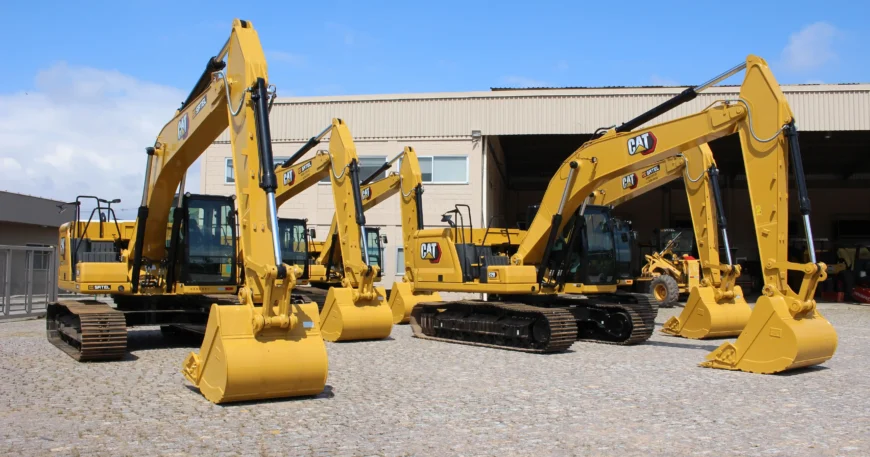 aluguel de máquinas para construção, escavadeiras Caterpillar