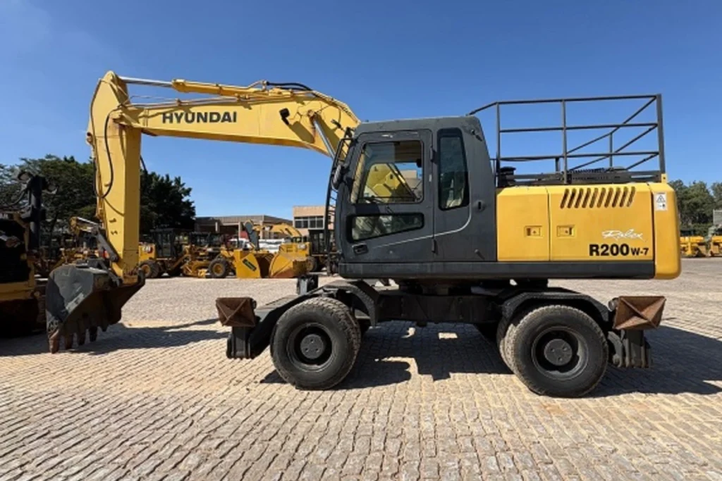 HYUNDAI R200W-7 1 escavaeira hyundai r200w 7 1