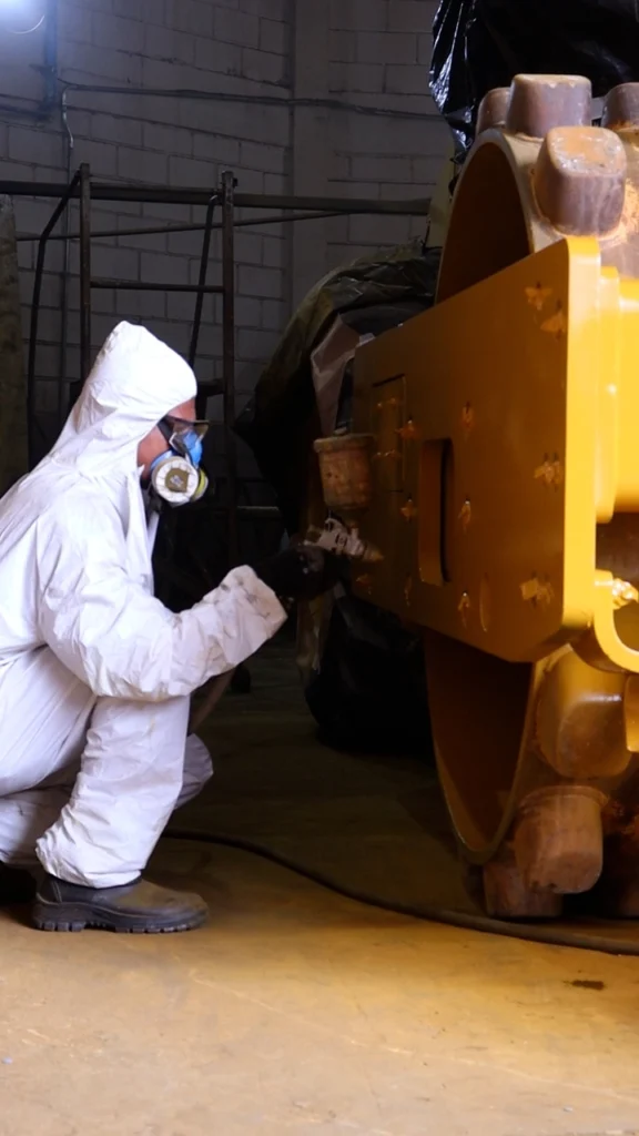 Pintura de máquinas pesadas: 5 fatores técnicos que protegem seu ativo 1 pintura de maquinas pesadas 1